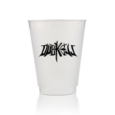 16 Oz. Tall Unbreakable Translucent Frosted Cup