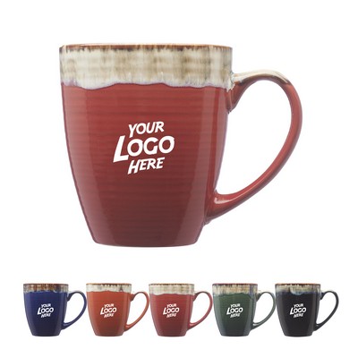 Water Color Drip Ceramic Personalized Mugs - 17 oz