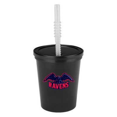 16 oz. Little Sippy Stadium Cup (Full Color Imprint)