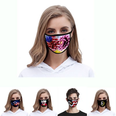 Full Color Imprint Washable Breathable Face Mask Cool Mask