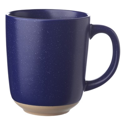 Ocean Pines Speckled Clay Bistro Mugs. 17 oz