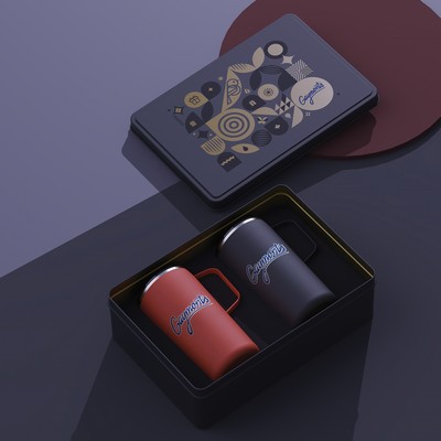 20 oz Asobu Tower Mug Set w/Metallic Packaging