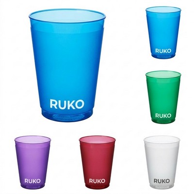 12 oz. Flex Frosted Stadium Cup - Flexible Plastic