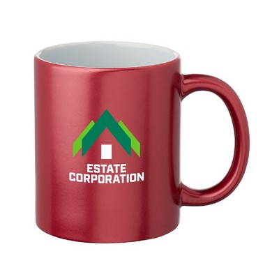 11 oz. Metallic Custom Mug (Full Color Imprint)